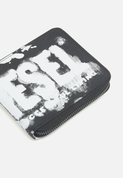 Diesel  - Rave bi-fold coin zip xs wallet - black