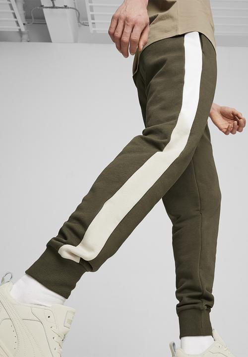 PUMA - PUMA POWER Colorblock Sweatpants TR cl - Dark Olive