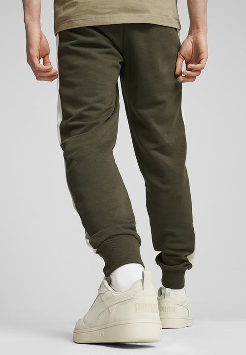 PUMA - PUMA POWER Colorblock Sweatpants TR cl - Dark Olive