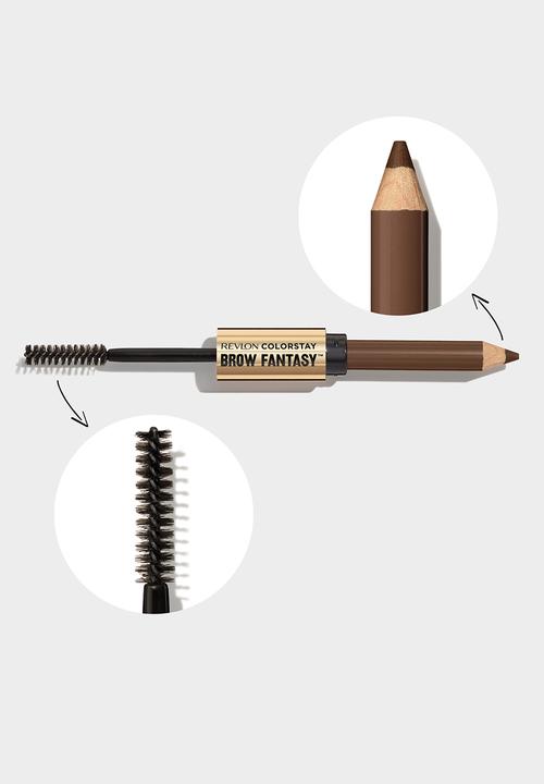 Revlon - ColorStay Brow Fantasy Pencil+Gel - Soft Brown