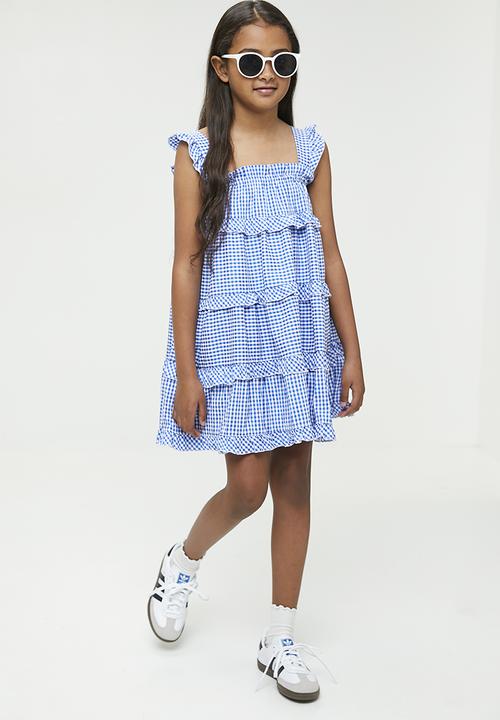 Pop Candy - Tiered dress - blue