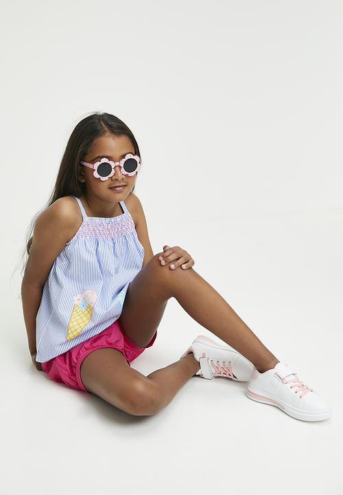 Pop Candy - Cami top & bottom set - pink & blue