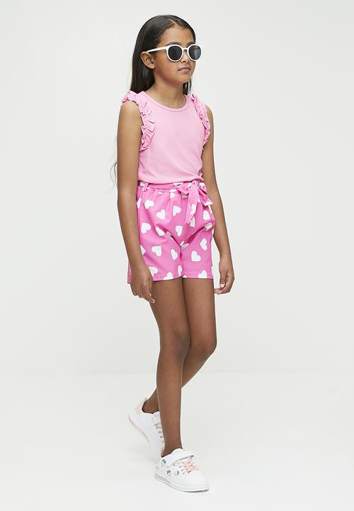 Pop Candy - Vest & short set-pink