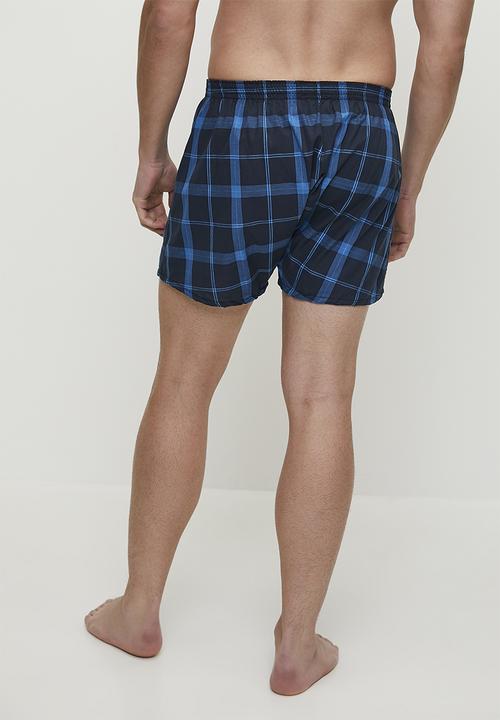 Jockey - 2 Pack woven boxer - blue