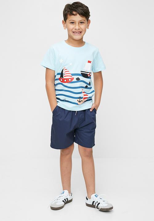 Pop Candy - Nautical tee - blue