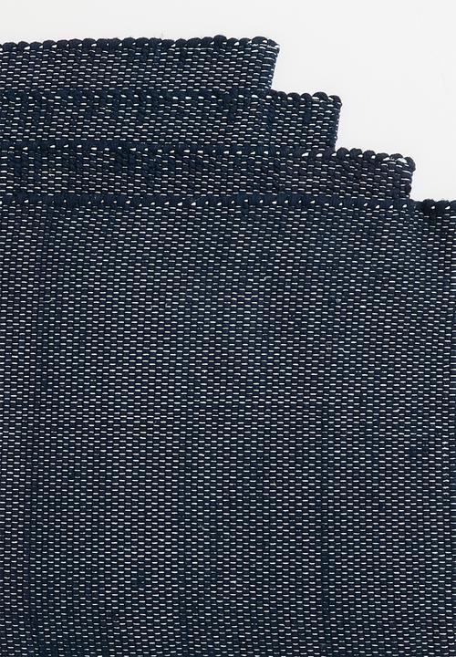 Amelia Jackson - Dhurri placemat set of 4 - navy