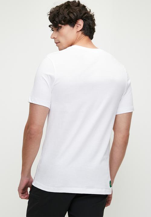 Nike - Springbok graphic tee - white/gorge green/university gold