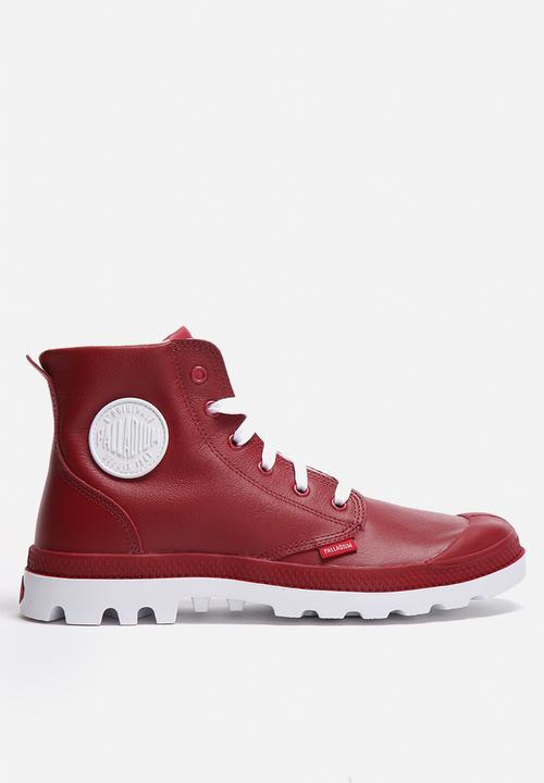 red palladium boots