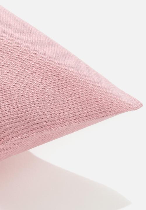 H&M - Cotton canvas cushion cover - pink