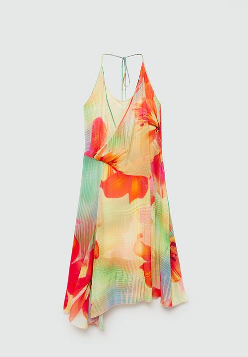 MANGO - Dress Nereida - Light Pastel Yellow