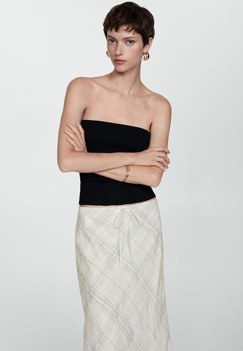MANGO - Skirt tokio - light beige