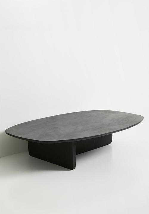 Sixth Floor - Angelo wooden coffee  table - black