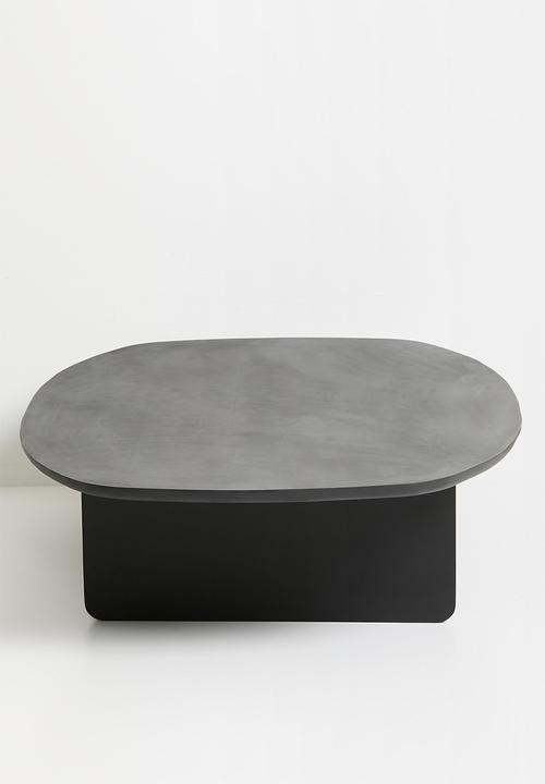 Sixth Floor - Angelo wooden coffee  table - black