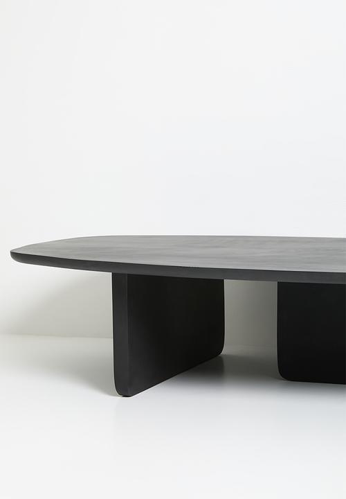 Sixth Floor - Angelo wooden coffee  table - black