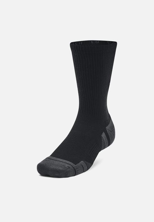 Under Armour - UA Performance Tech 3 Pack Crew Regular - Black & Jet Gray
