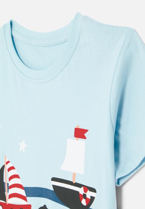 Pop Candy - Nautical tee - blue