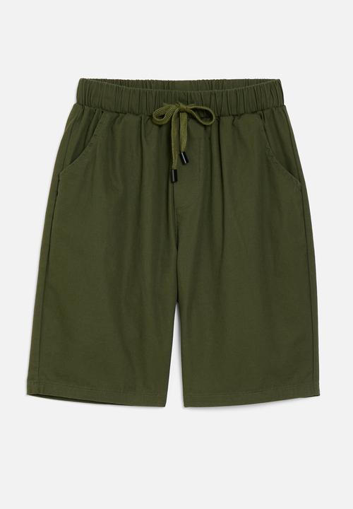 Pop Candy - Shorts - olive green
