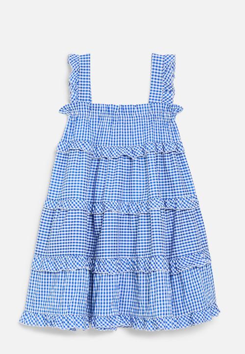 Pop Candy - Tiered dress - blue