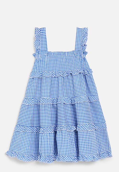 Pop Candy - Tiered dress - blue