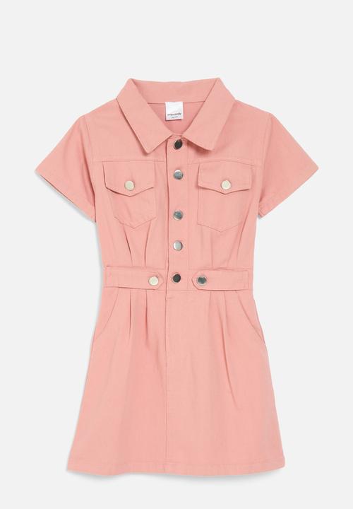 Pop Candy - Button down dress - pink