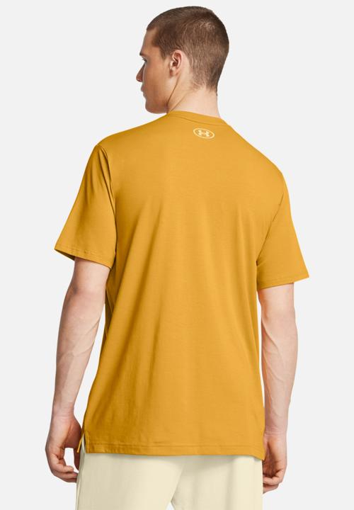 Under Armour - UA Project Rock Made Not Born Short Sleeve - Golden Yellow