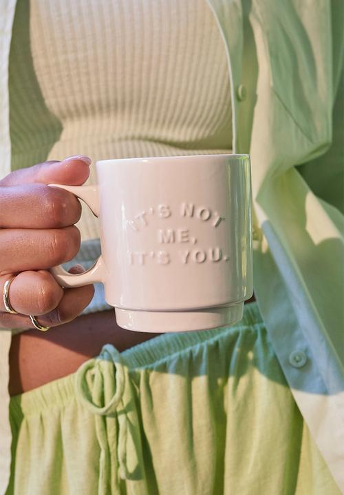 Typo - Embossed Mug - Its Not Me, Its You