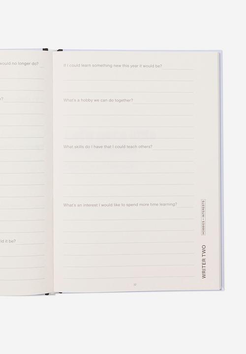 Typo - B5 Activity Journal - Our Story