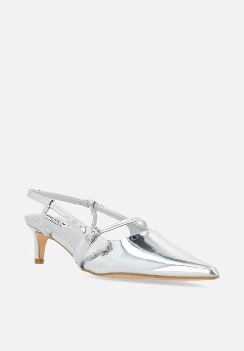 Madison® - Baila slingback heel - silver