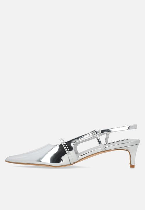 Madison® - Baila slingback heel - silver