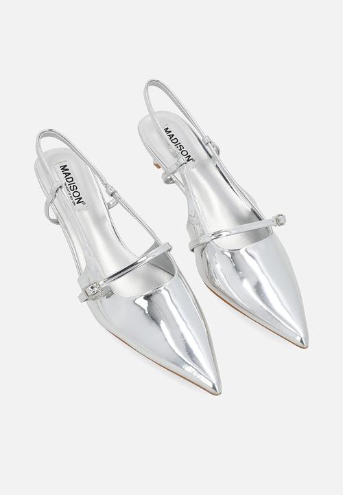 Madison® - Baila slingback heel - silver