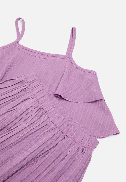 Pop Candy - Cropped cami & pants set - purple