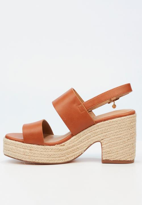 Miss Black - Bonnet 1 espadrille - tan