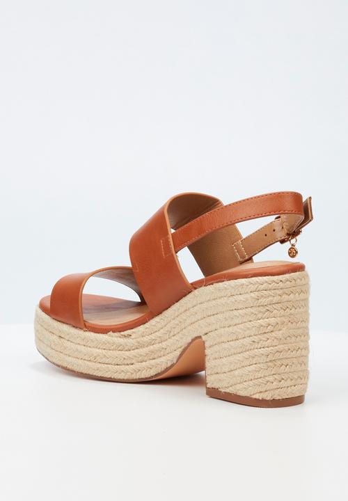 Miss Black - Bonnet 1 espadrille - tan