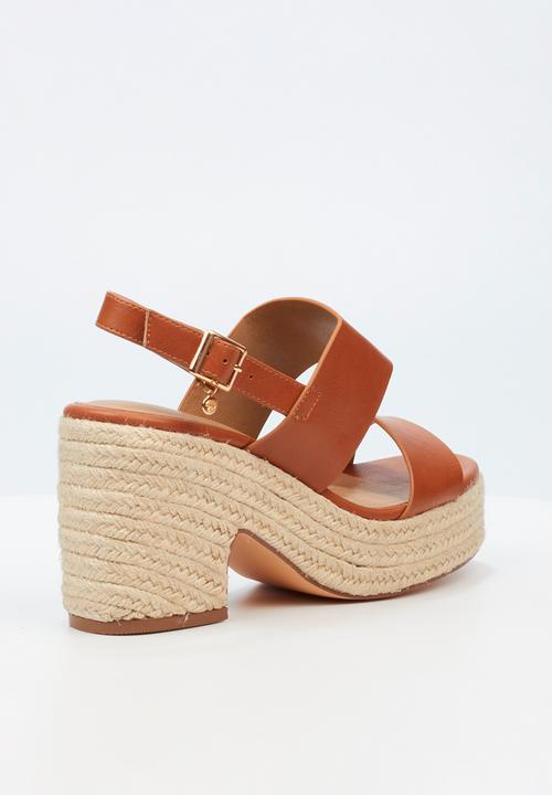 Miss Black - Bonnet 1 espadrille - tan