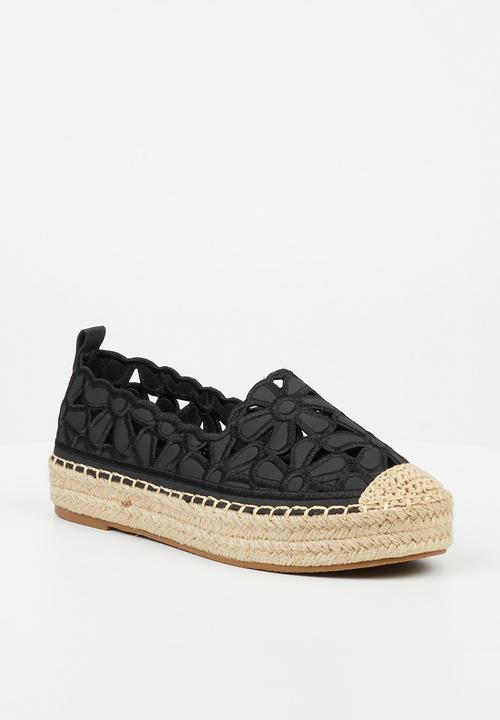 Viabeach - Ivory 4 slip-on espadrille - black