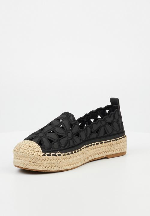 Viabeach - Ivory 4 slip-on espadrille - black