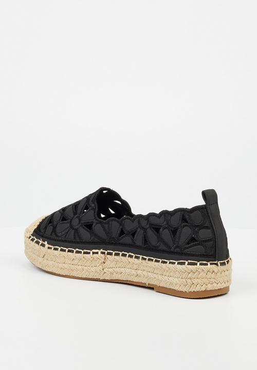 Viabeach - Ivory 4 slip-on espadrille - black