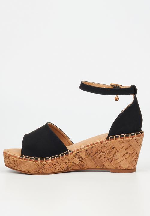 Miss Black - Jayda 5 wedge - black