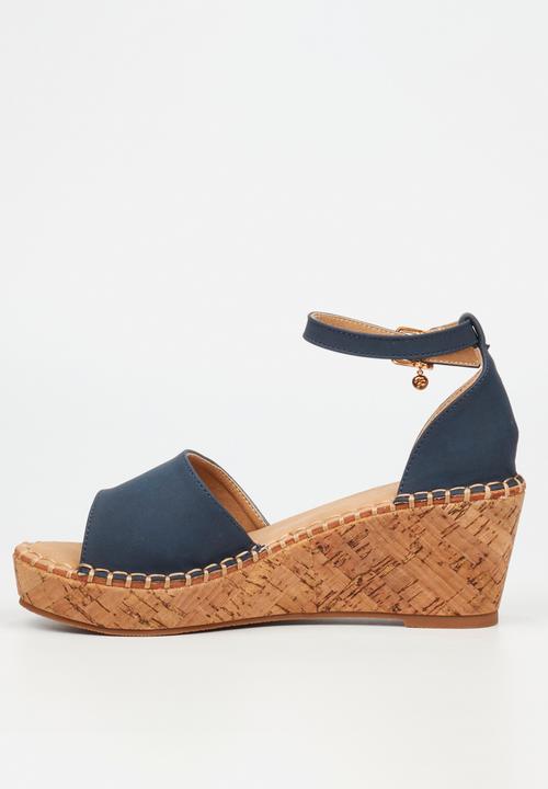 Miss Black - Jayda 5 wedge - navy