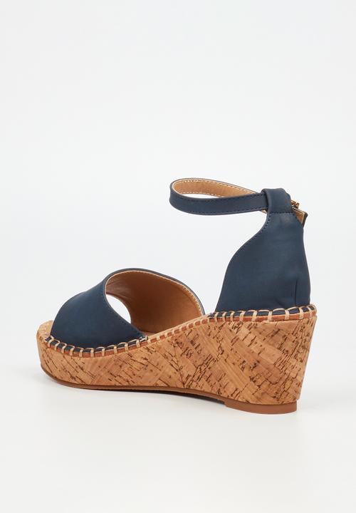 Miss Black - Jayda 5 wedge - navy
