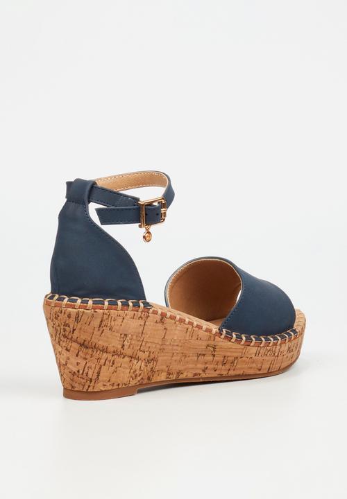 Miss Black - Jayda 5 wedge - navy
