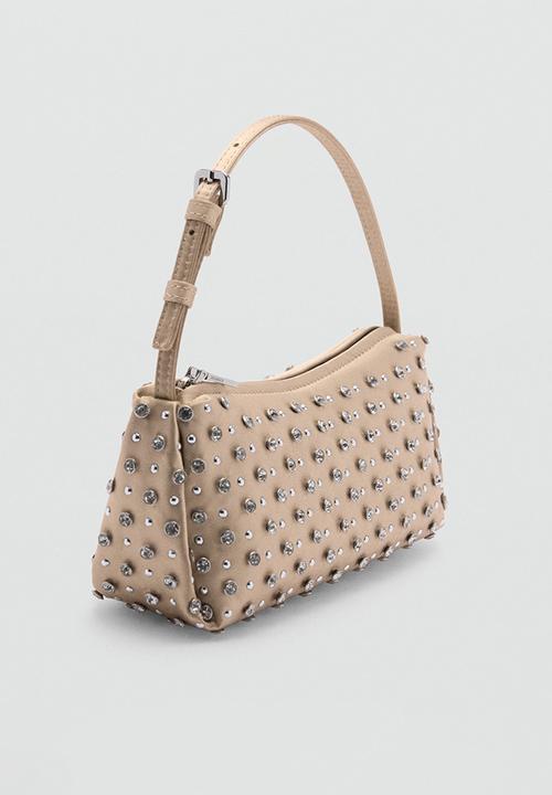 MANGO - Bag morgan - gold