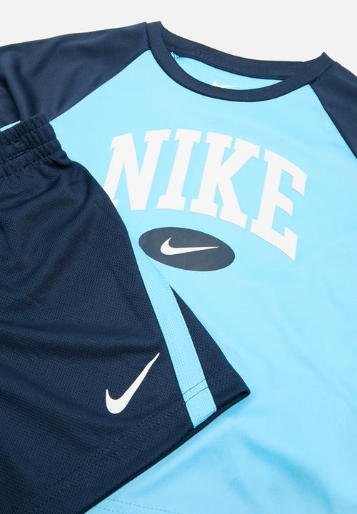 Nike - Nkb b nk df raglan mesh short - midnight navy