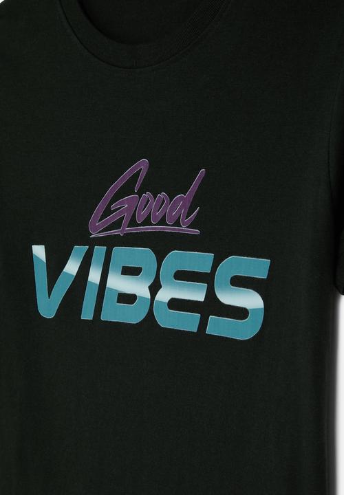 Pop Candy - Printed tee - black