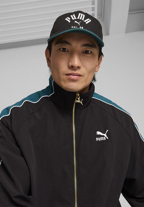 PUMA - PLAY.PARIS. Reversible Baseball Cap - Puma Black-Cold Green