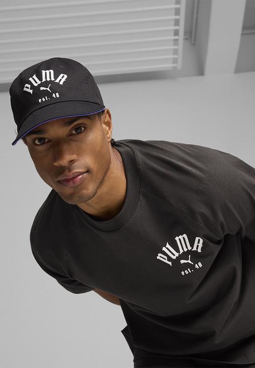 PUMA - PLAY.PARIS. Reversible Baseball Cap - Puma Black-Lapis Lazuli