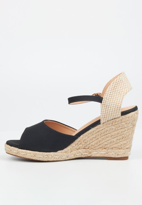 Miss Black - Jojo 2 espadrille - black