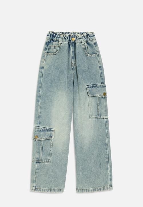 Pop Candy - Utility jeans-blue