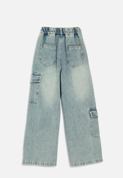 Pop Candy - Utility jeans-blue