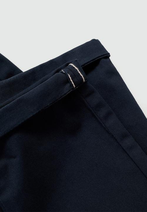 MANGO - Trousers chino7 - navy